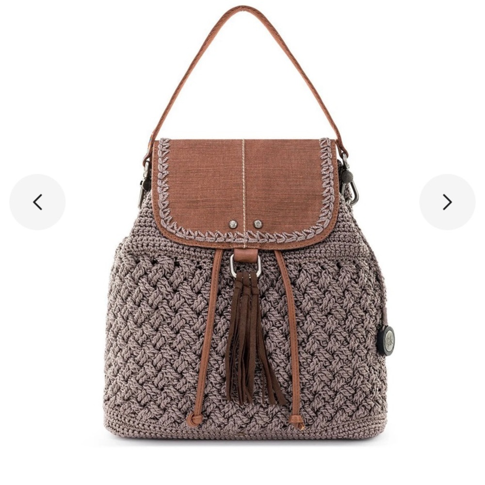 The Sak Avalon Crochet Convertible Backpack